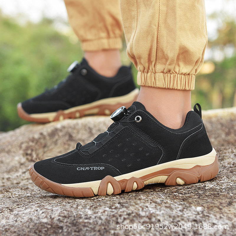 WildKing Men's Low Top Waterproof Fast Response Automatic Buckl Slip-on Shoes 2.0