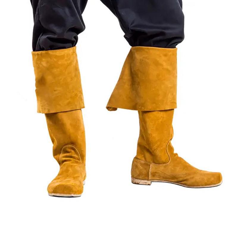WildKing Men's Medieval Viking Pirate Tall Boots B1740