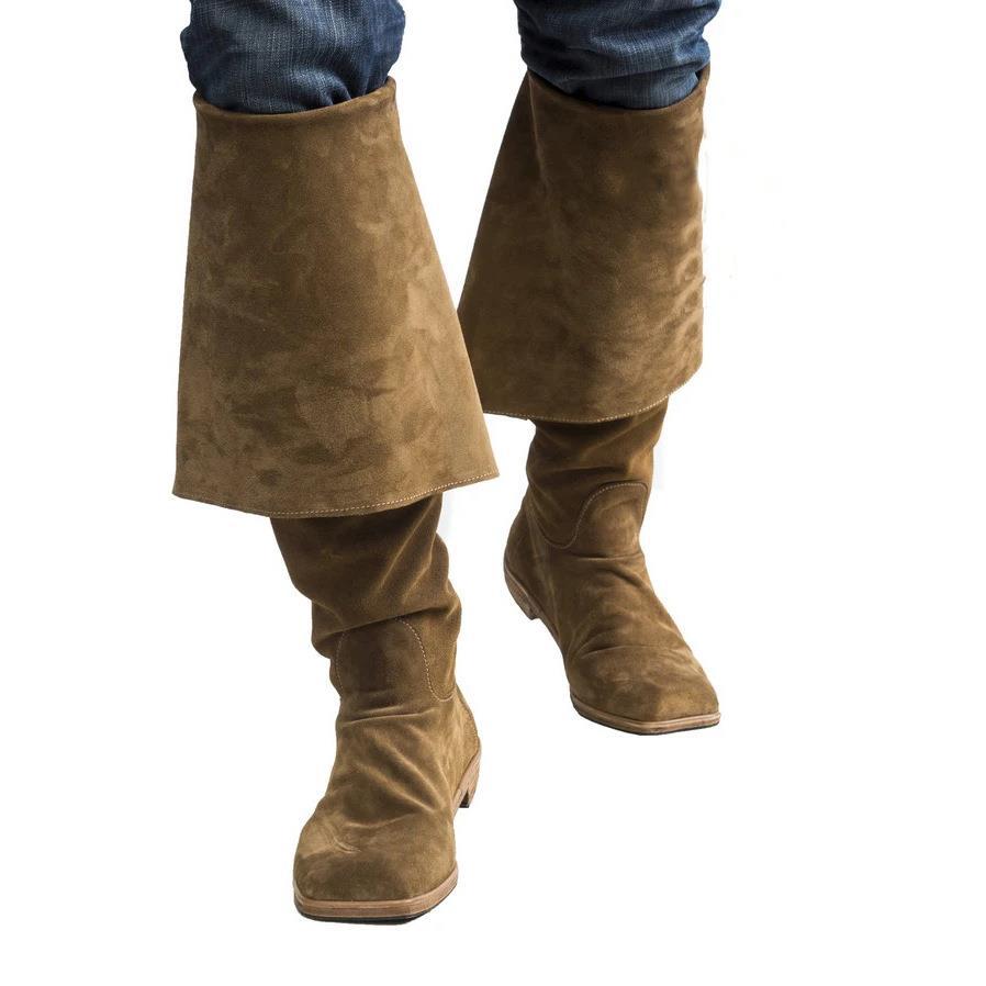 WildKing Men's Medieval Viking Pirate Tall Boots B1740