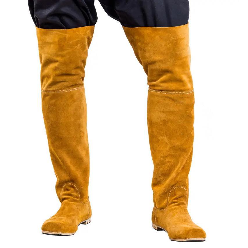 WildKing Men's Medieval Viking Pirate Tall Boots B1740