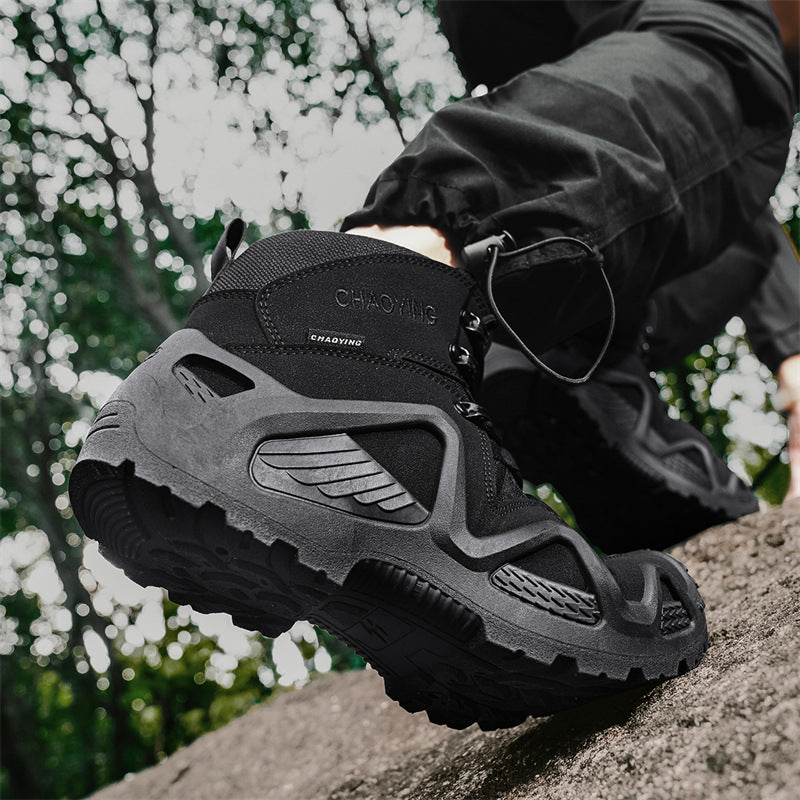 WildKing Men's Non-Slip Thick-Soled Hiking Work Shoes C306