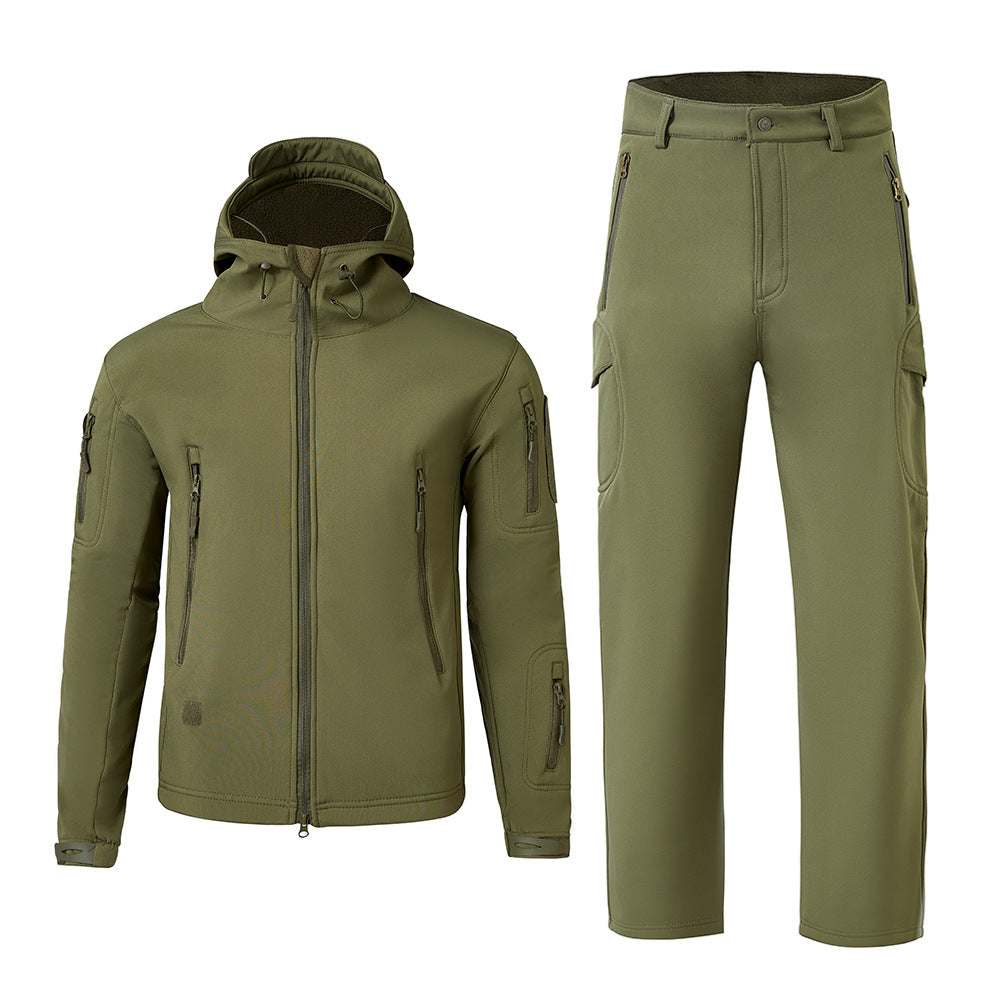 WildKing Men's Outdoor Soft Shell Fleece Hunting Set Q113