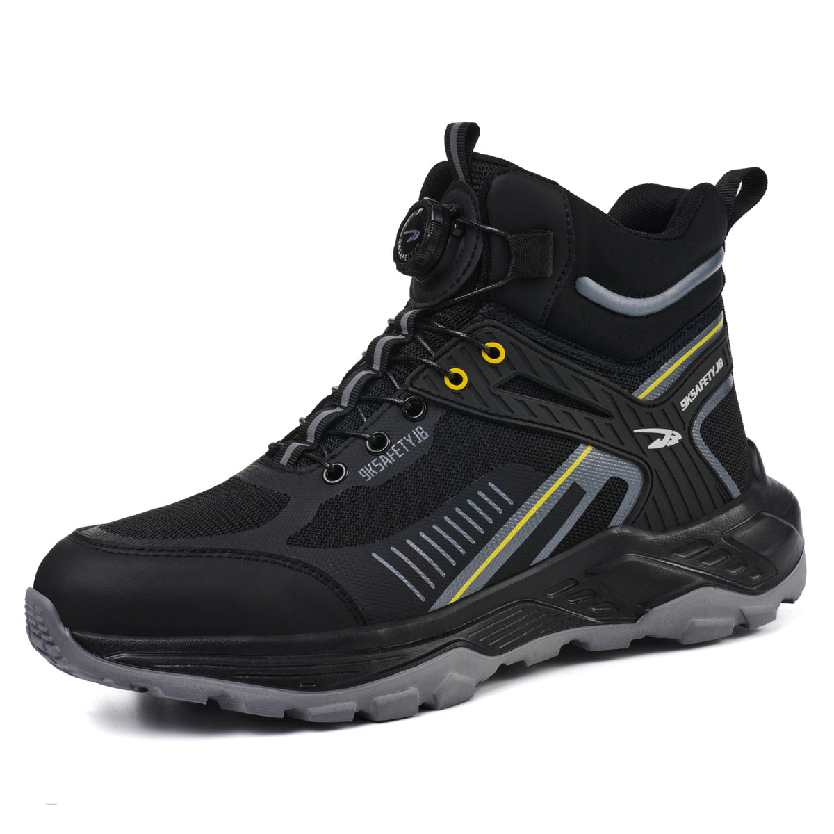 WildKing Men's Steel Toe Slip-Resistant & Puncture-Resistant Work Boots R060