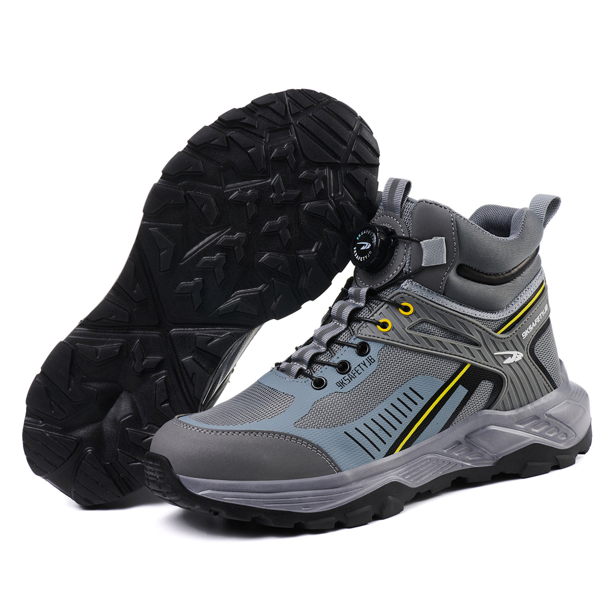 WildKing Men's Steel Toe Slip-Resistant & Puncture-Resistant Work Boots R060