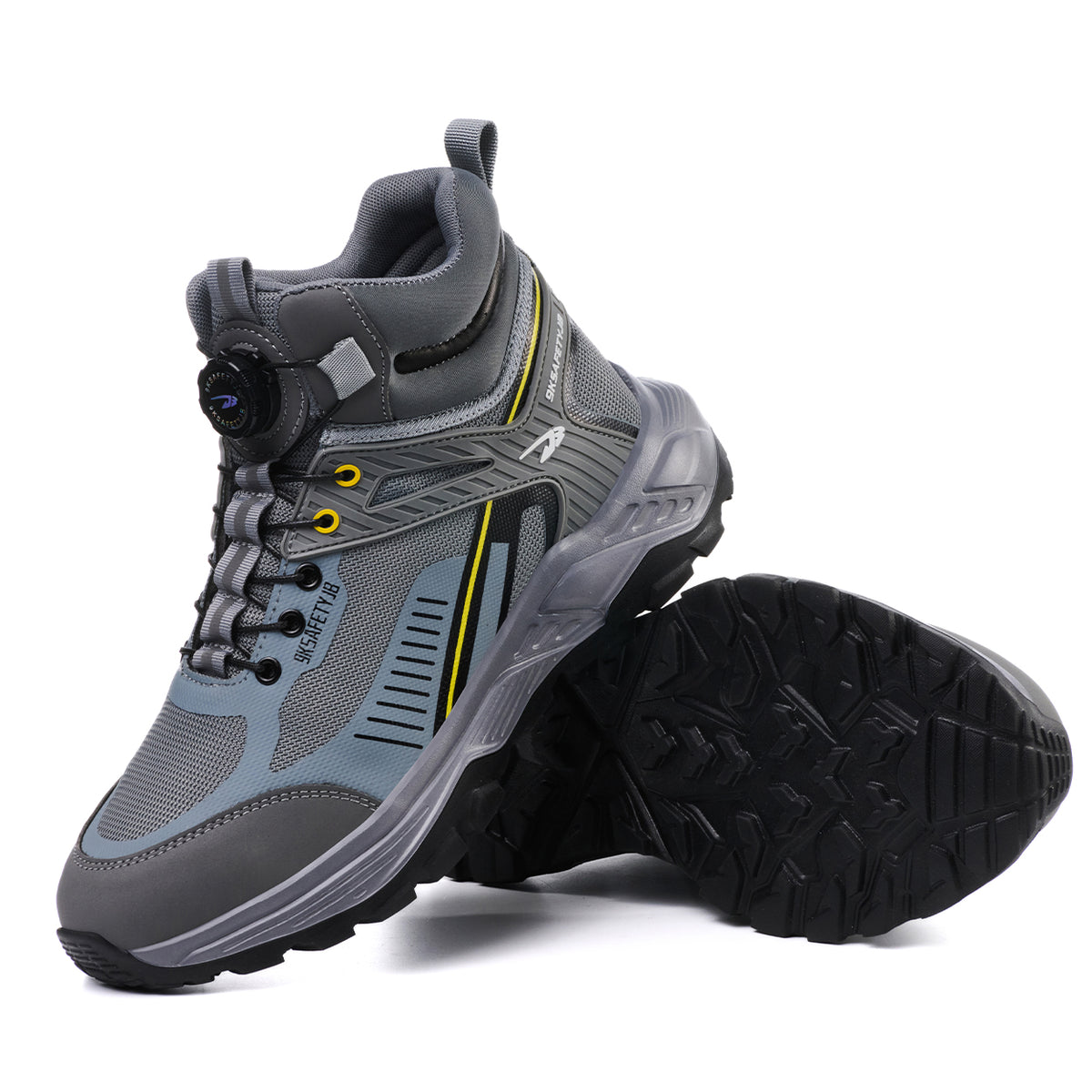 WildKing Men's Steel Toe Slip-Resistant & Puncture-Resistant Work Boots R060