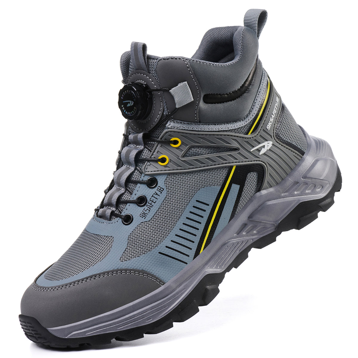 WildKing Men's Steel Toe Slip-Resistant & Puncture-Resistant Work Boots R060