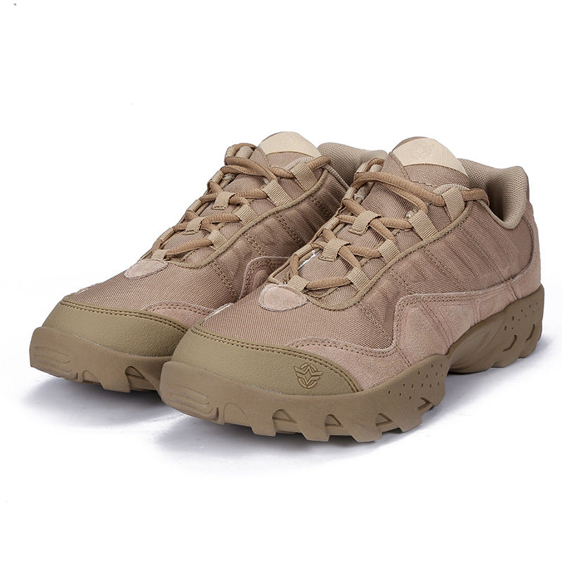 WildKing Men's Tactical Outdoor Waterproof Shoes-Khaki