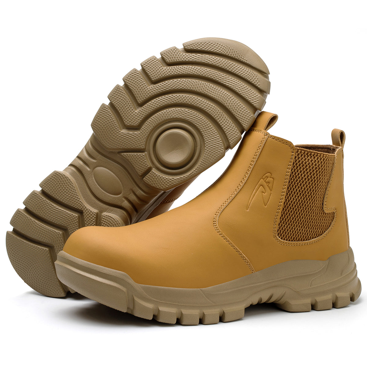 WildKing Men's Waterproof Safety Boots R062 – Non-Slip Puncture-Resistant Work Boots