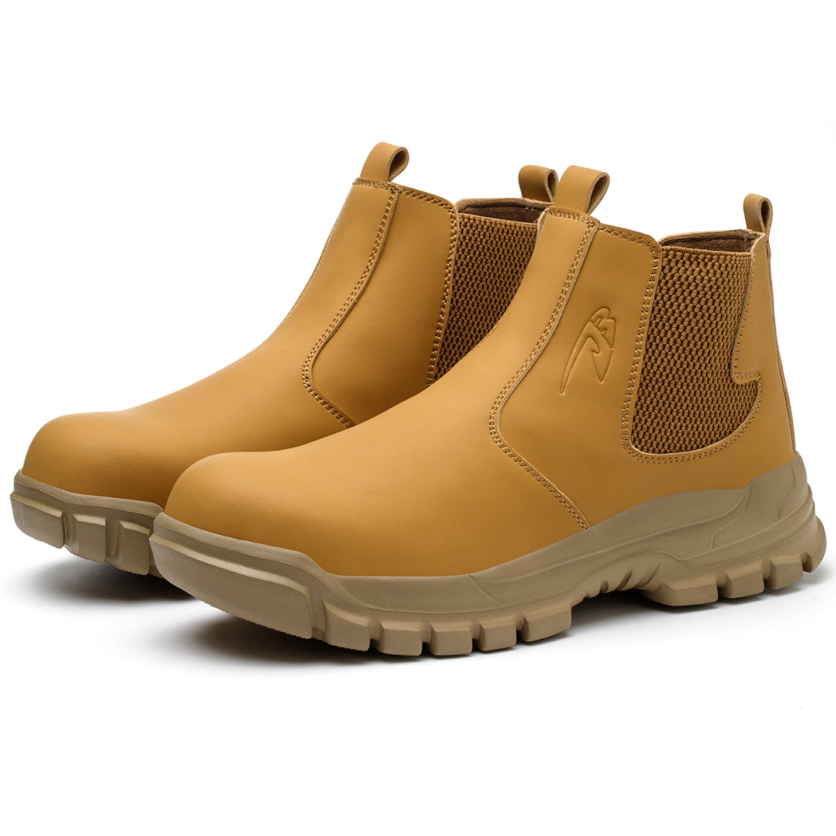 WildKing Men's Waterproof Safety Boots R062 – Non-Slip Puncture-Resistant Work Boots