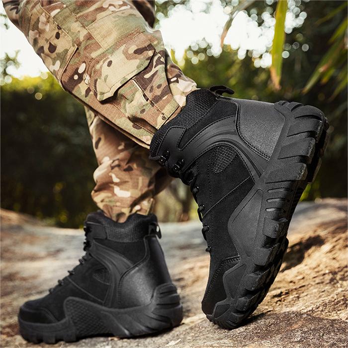 WildKing Men's High Top Waterproof Hiking Work Shoes 6.5