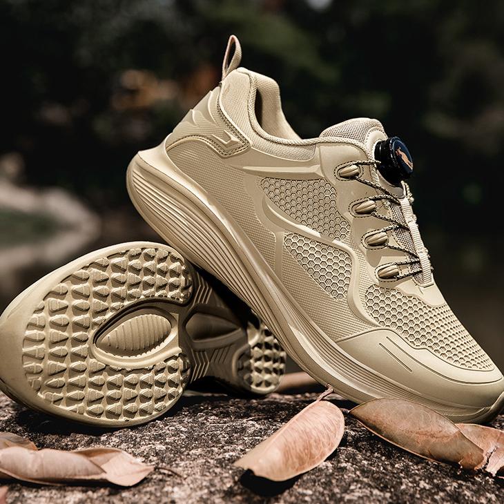 WildKing Men's Low Top Waterproof Fast Response Automatic Buckl Shoes C5019