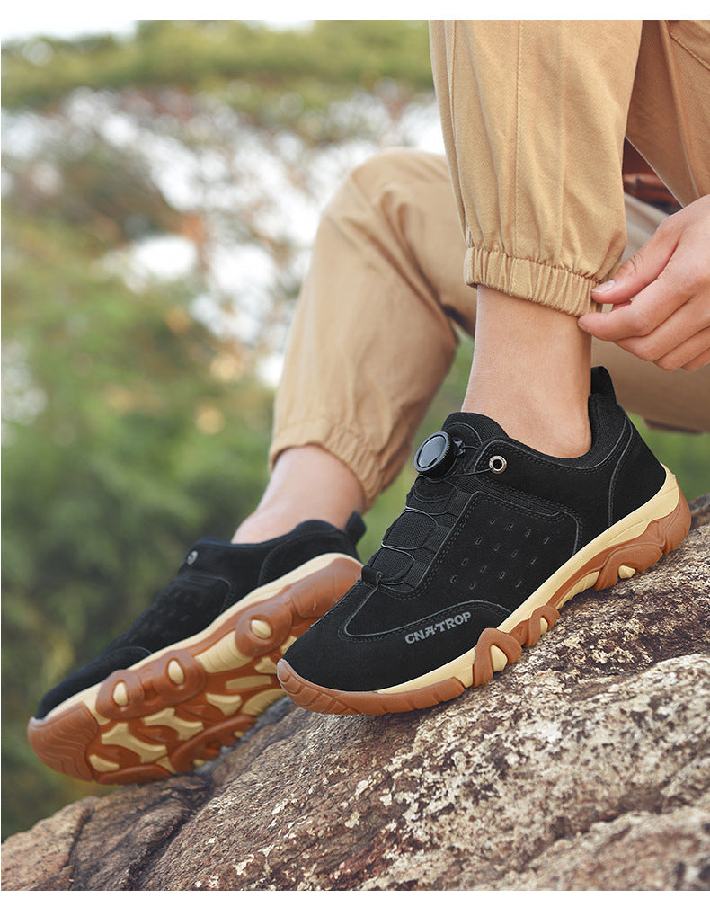 WildKing Men's Low Top Waterproof Fast Response Automatic Buckl Slip-on Shoes 2.0