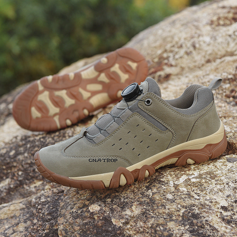 WildKing Men's Low Top Waterproof Fast Response Automatic Buckl Slip-on Shoes 2.0