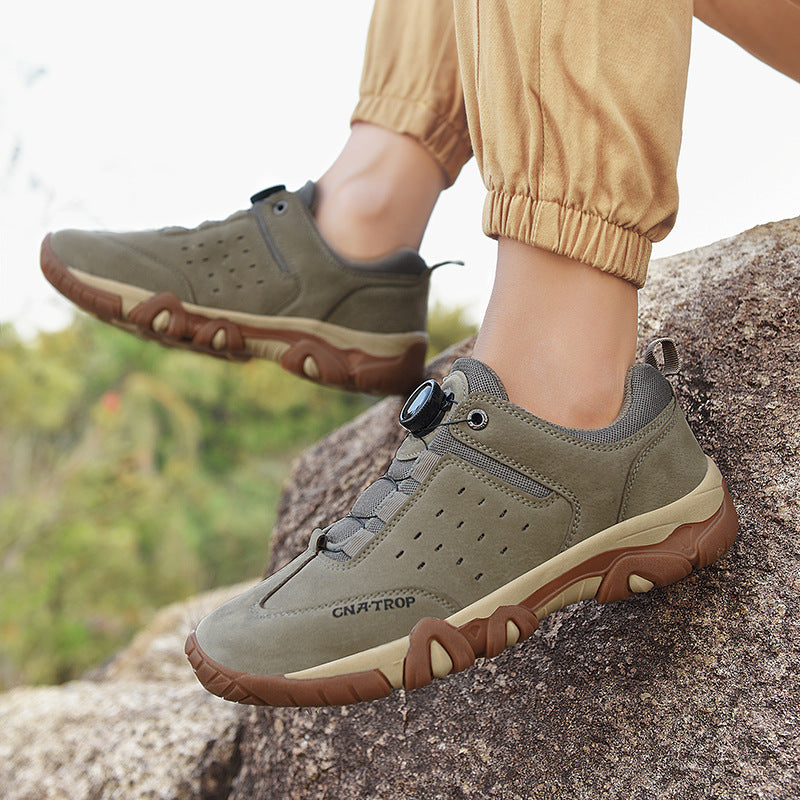 WildKing Men s Low Top Waterproof Hiking Shoes Trekking Trails Outdoor Work Shoes Walking Shoes