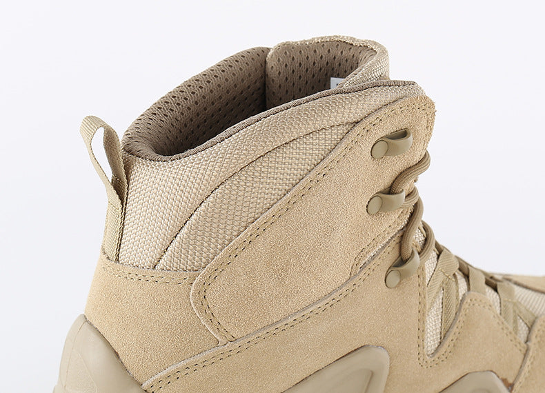 WildKing Men's Mid Top Waterproof Mountaineering Combat Shoes C209