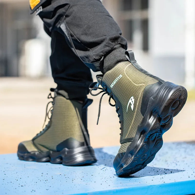 Wildking Lightweight High-Top Athletic Safety Boots R047
