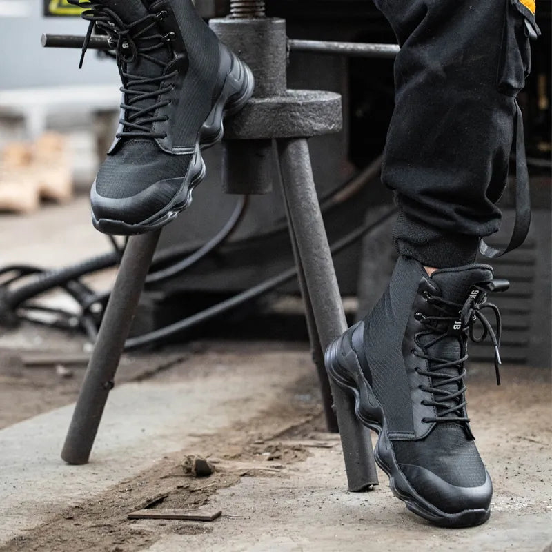 Wildking Lightweight High-Top Athletic Safety Boots R047