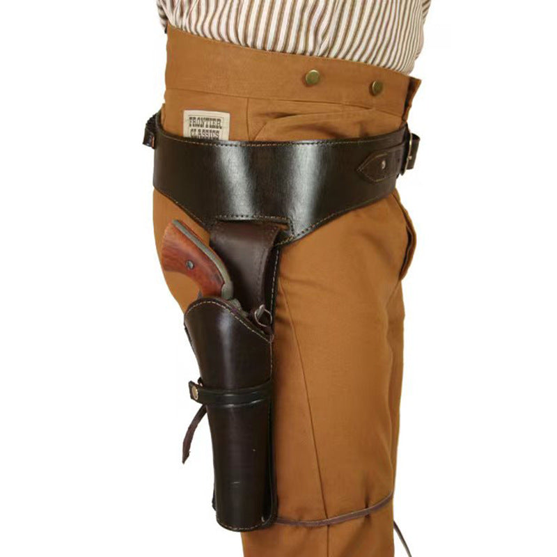 Wildking Medieval Renaissance Waist Belt Double Gun Holster