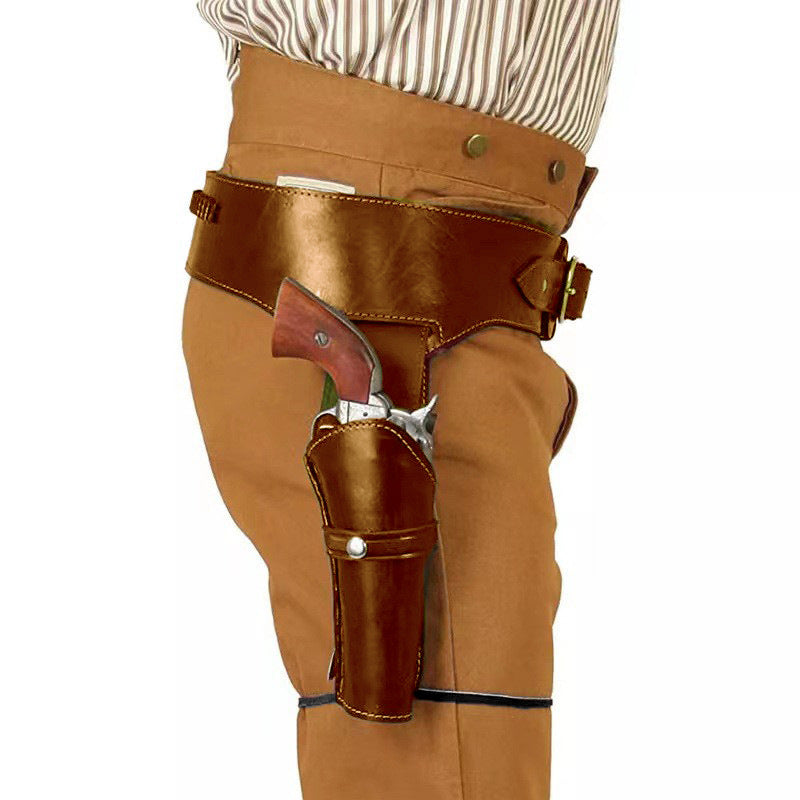 Wildking Medieval Renaissance Waist Belt Double Gun Holster