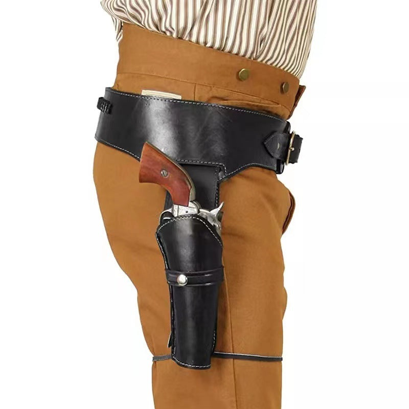 Wildking Medieval Renaissance Waist Belt Double Gun Holster
