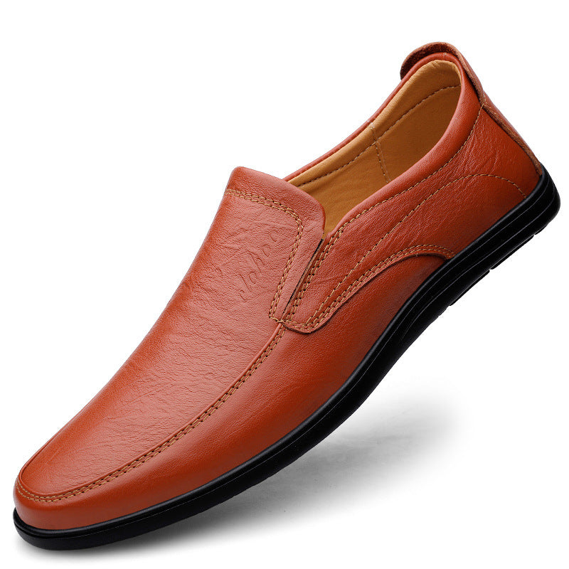 Wildking Men's Business Casual Leather Loafers 6.0