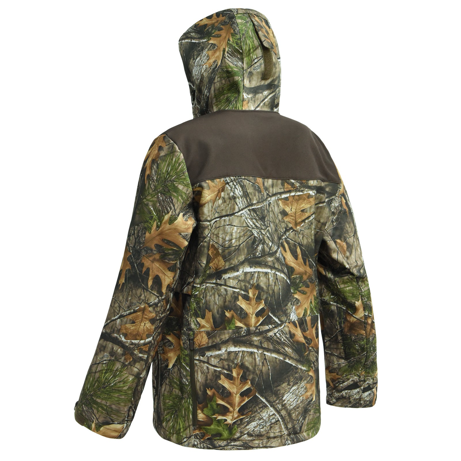 Wildking Men's Camouflage Loose Hooded Soft Shell Waterproof Jacket - Antistatic and Wear Resistant