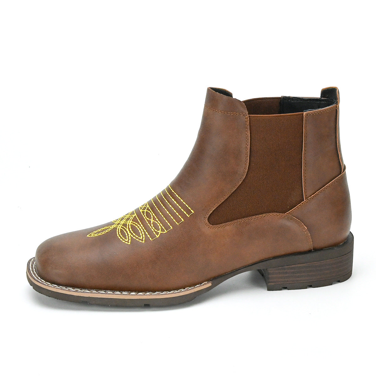 Wildking Men’s Embroidered Slip-On Chelsea Boots B3045