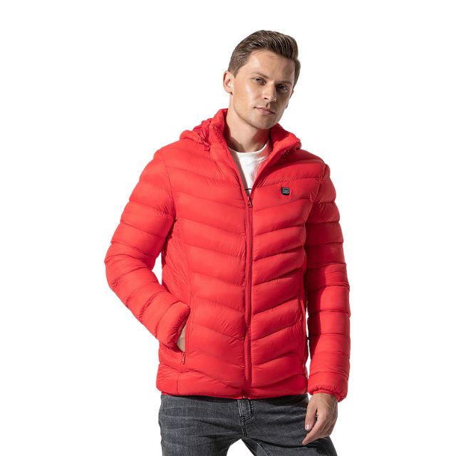 Wildking Men's Heating Long-Lasting Warm Down Jacket