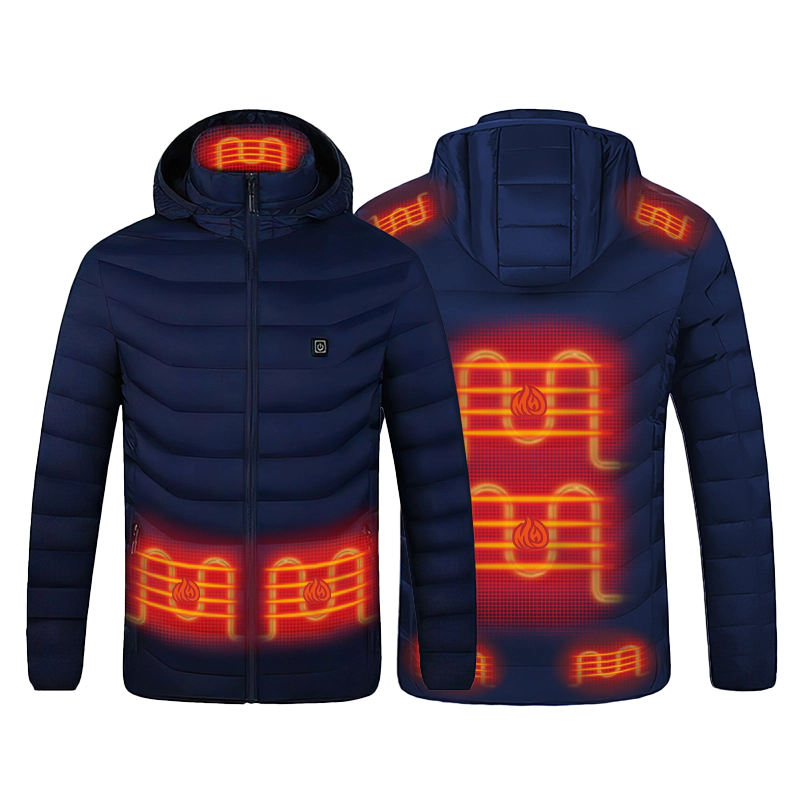 Wildking Men's Heating Long-Lasting Warm Down Jacket