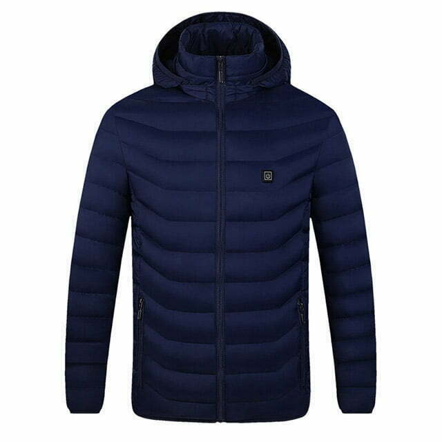 Wildking Men's Heating Long-Lasting Warm Down Jacket