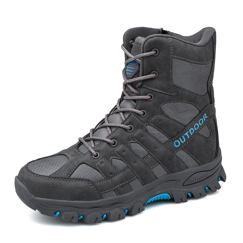 Wildking Men's High-Top Wear-Resistant Anti-Slip Off-Road Combat Boots A05