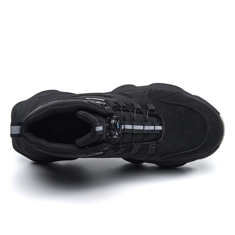 Wildking Men's High Top Steel Toe Safety Boots with Dial System – Puncture Resistant Work Boots R052