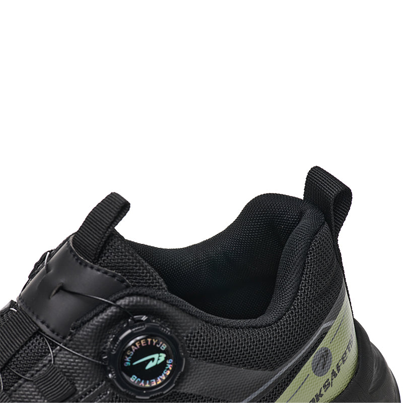 Wildking Men's Steel Toe Safety Shoes with Dial System – Puncture Resistant Work Boots R051