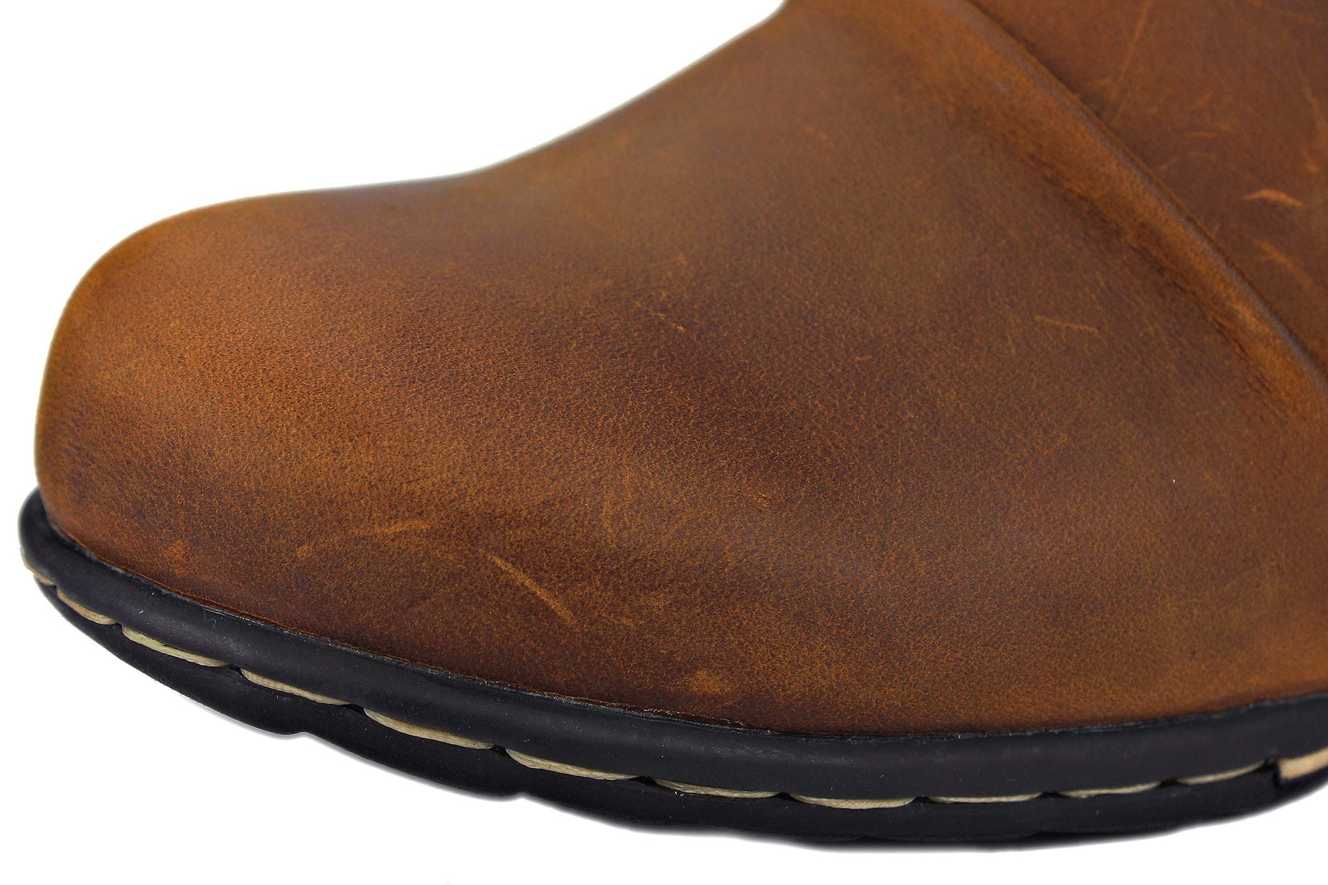 Wildking Men's High-Top Vintage Metal Buckle Round Toe Cowboy Boots 5008-2