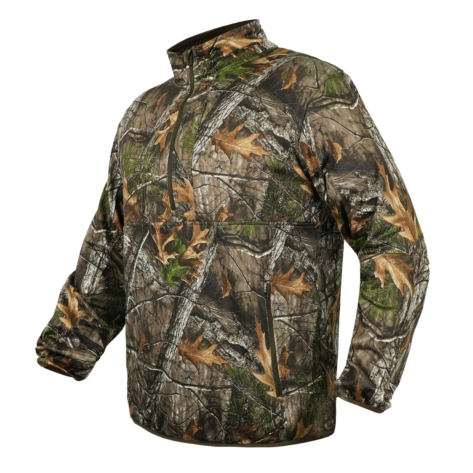 Wildking Men's Hunting Camouflage Warm Stand Collar Long Sleeve Sweatshirt