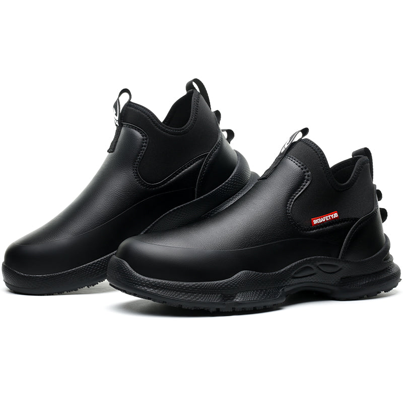 Wildking Men's Lightweight Non-Slip Chef Shoes – Comfortable & Wear-Resistant Kitchen Work Shoes R053