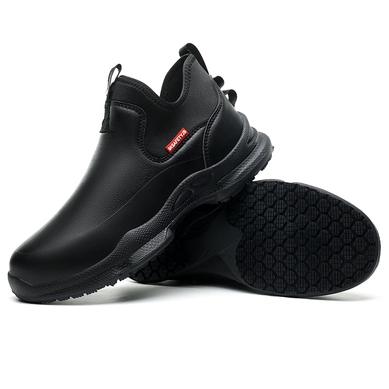 Wildking Men's Lightweight Non-Slip Chef Shoes – Comfortable & Wear-Resistant Kitchen Work Shoes R053