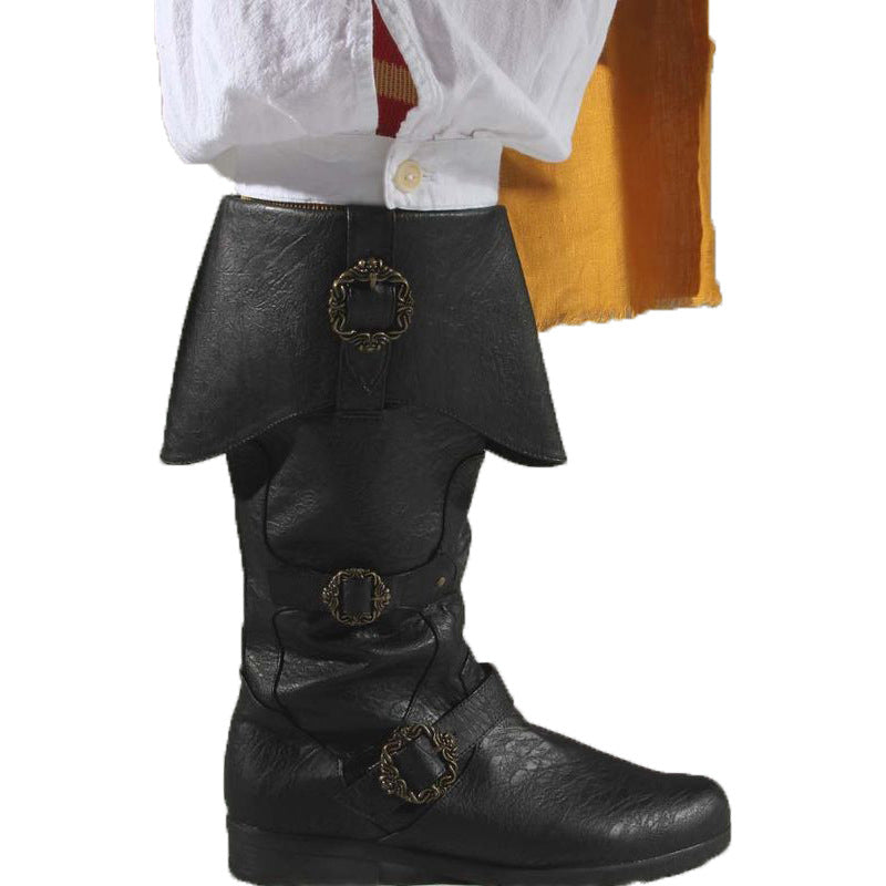 Wildking Men's Medieval Viking Leather Boots B1058