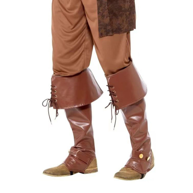 Wildking Viking Pirate Leg Armor Boot Covers T006