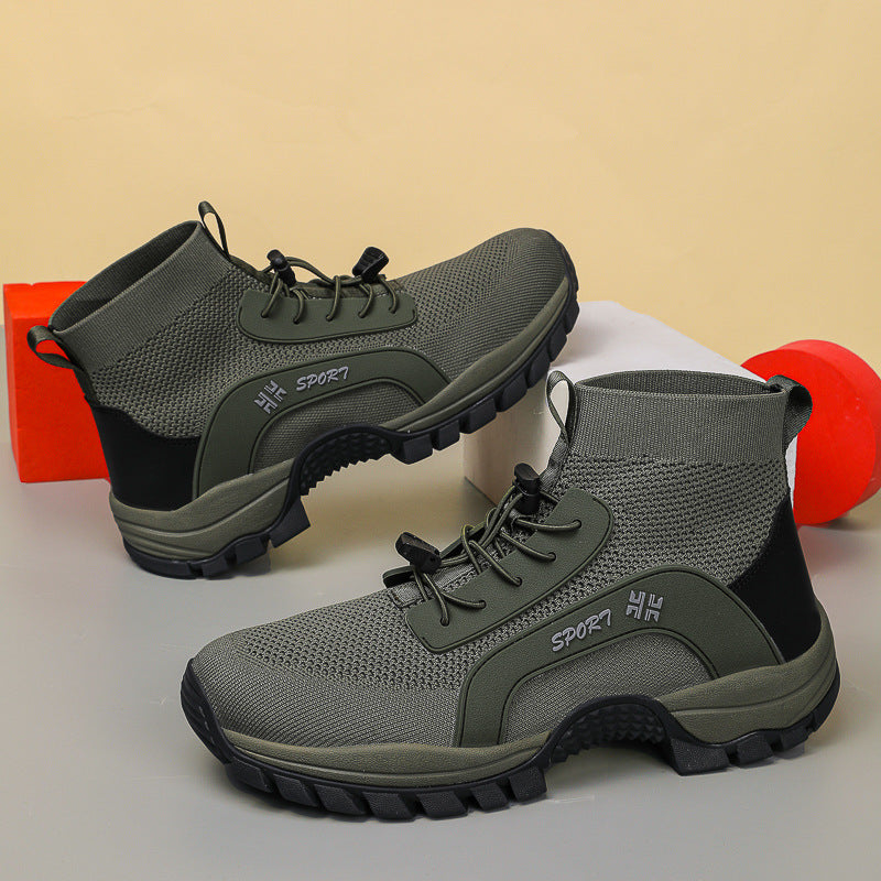 Wildking Men's Mid-Top Anti-Slip & Wear-Resistant Hiking Shoes A356