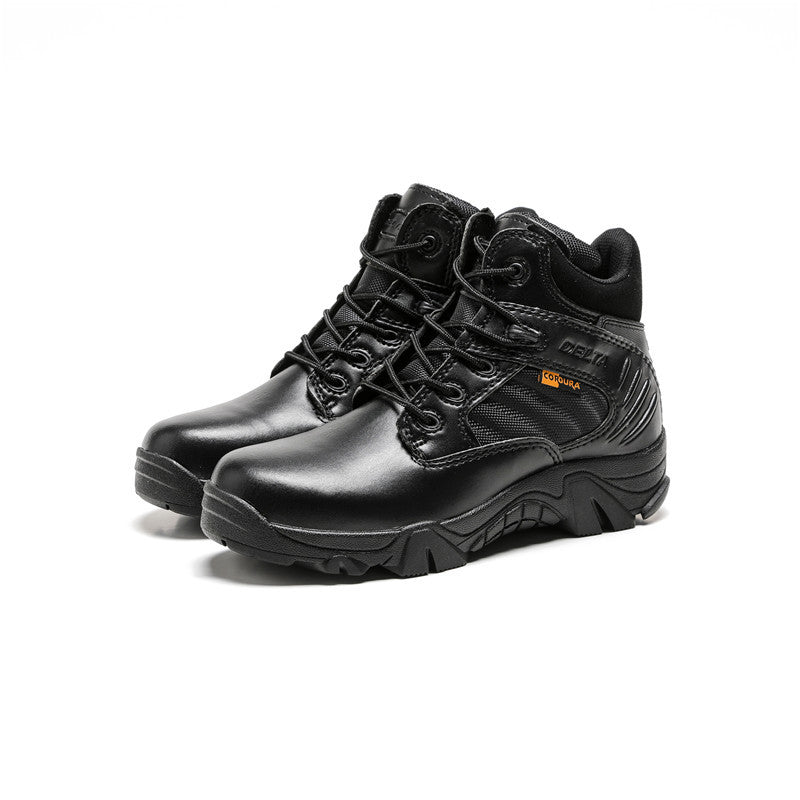 Wildking Men's Mid-Top Outdoor Waterproof and Non-Slip Combat Hiking Boots 2.0