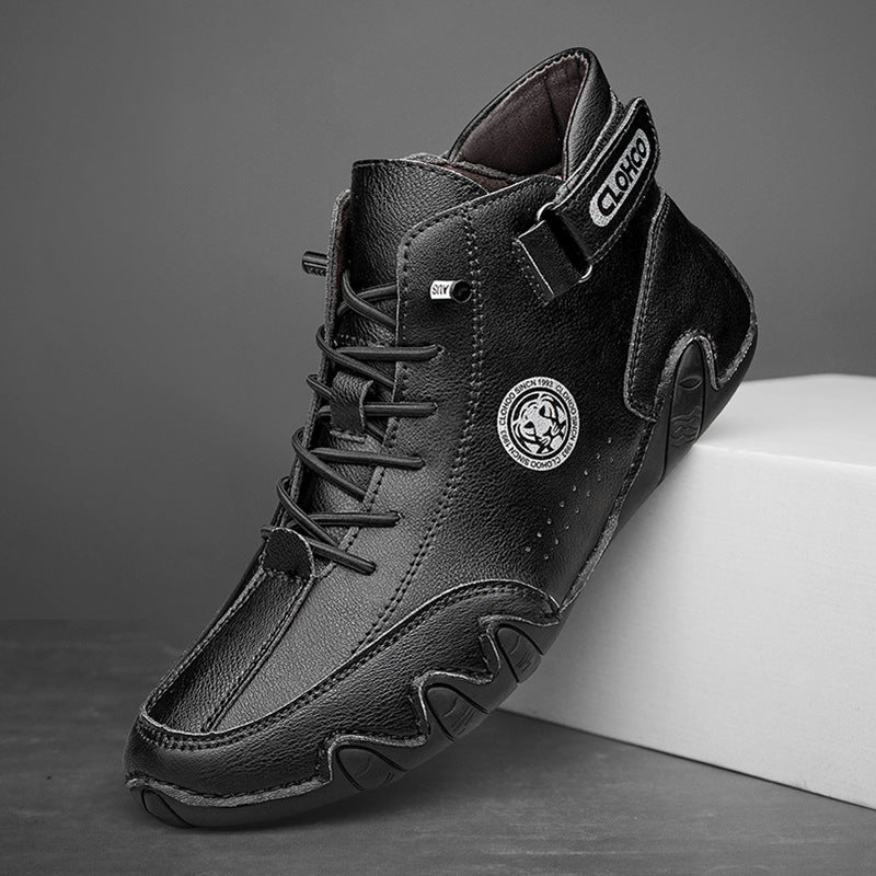 Wildking Men's Mid Wear-resistant Comfortable Soft-soled Ankle Chukka Boots