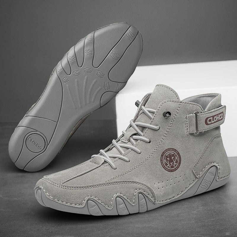 Wildking Men's Mid Wear-resistant Comfortable Soft-soled Ankle Chukka Boots