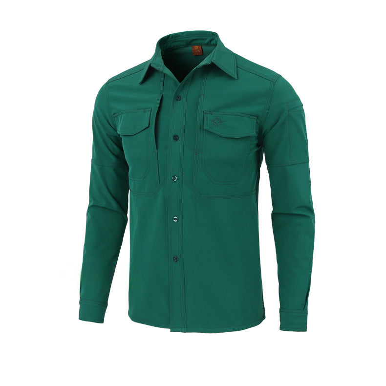 Wildking Men's Outdoor Fleece Hiking Shirt