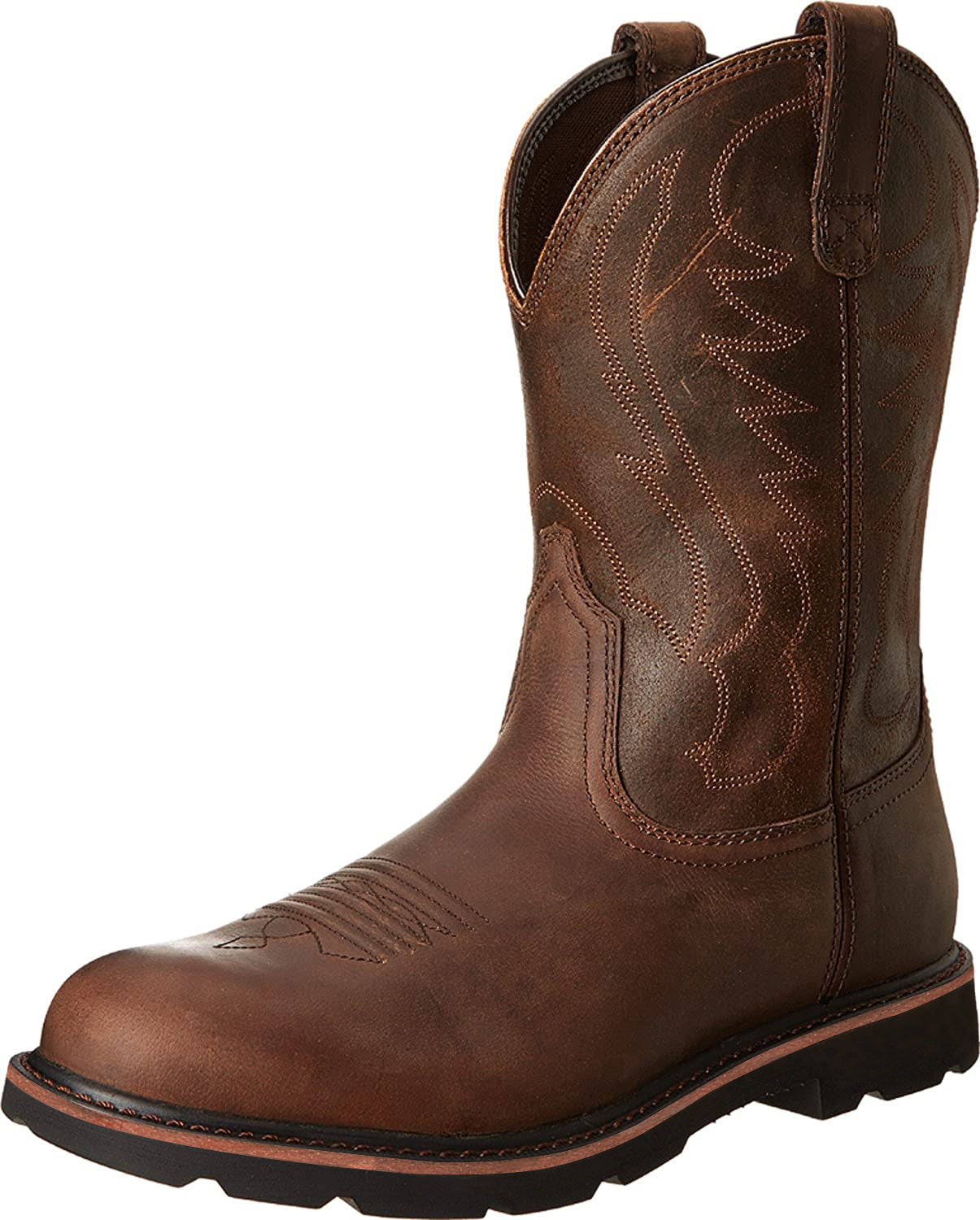 Wildking Men's Retro Embroidered Tree Element Western Cowboy Boots 6091