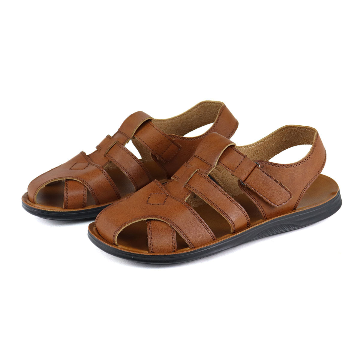 Wildking Men’s Roman-Style Soft Sole Breathable Sandals 2410