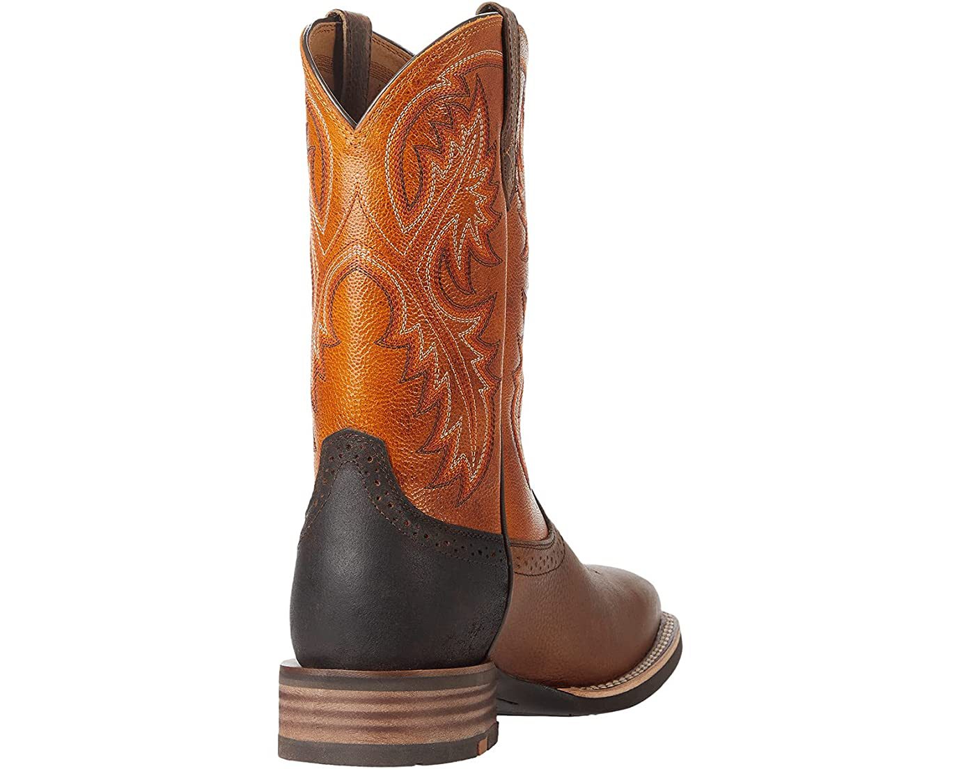 Wildking Men's Round Toe Brown Rider Boots Martin Boots B2004