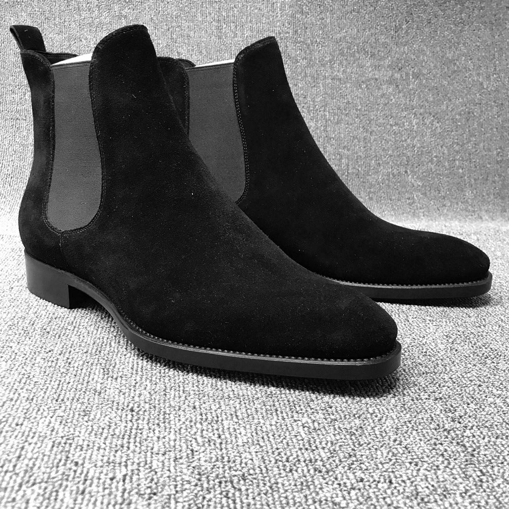 Wildking Men's Suede Leather Chelsea Boots 4009