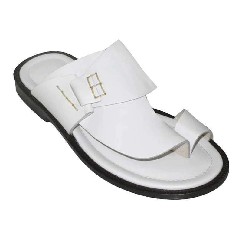 Wildking Men's Vintage Leather Flip Flops B5067