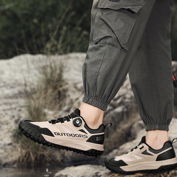 Wildking Men's Waterproof Quick Response Automatic Buckle Mid-Top Hiking Shoes B6021